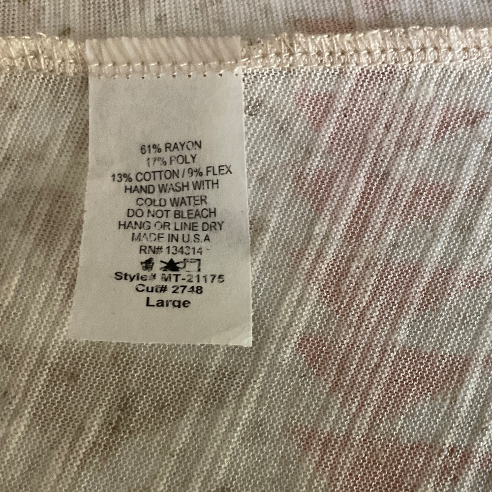 Charlotte Russe Patriotic Heart Graphic Tank Top – Size Large Juniors Y2K - Picture 6 of 9